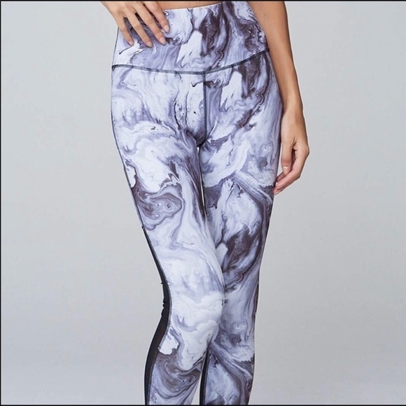 Varley Kingman Royal Marble Mesh High Rise Legging NWT - Picture 7 of 12